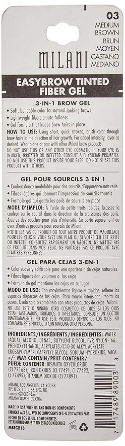 Milani Easy Brow Fibre Gel