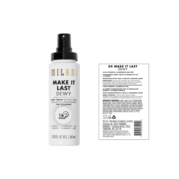 Milani Make It Last Dewy - Dewy Finish Setting Spray