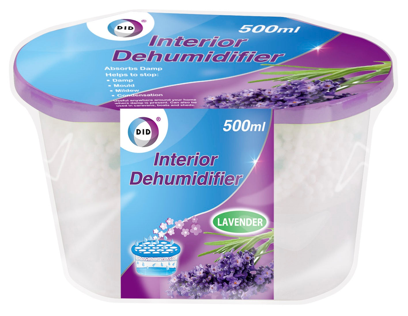 Scented Interior Dehumidifier - 500ml Tubs