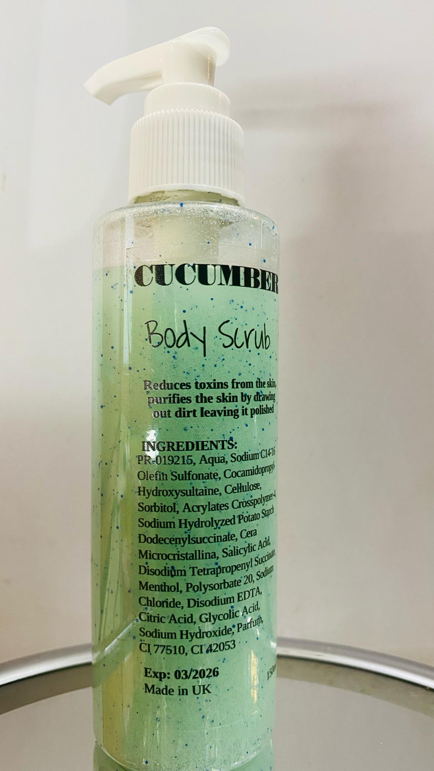 Cucumber Body Scrub