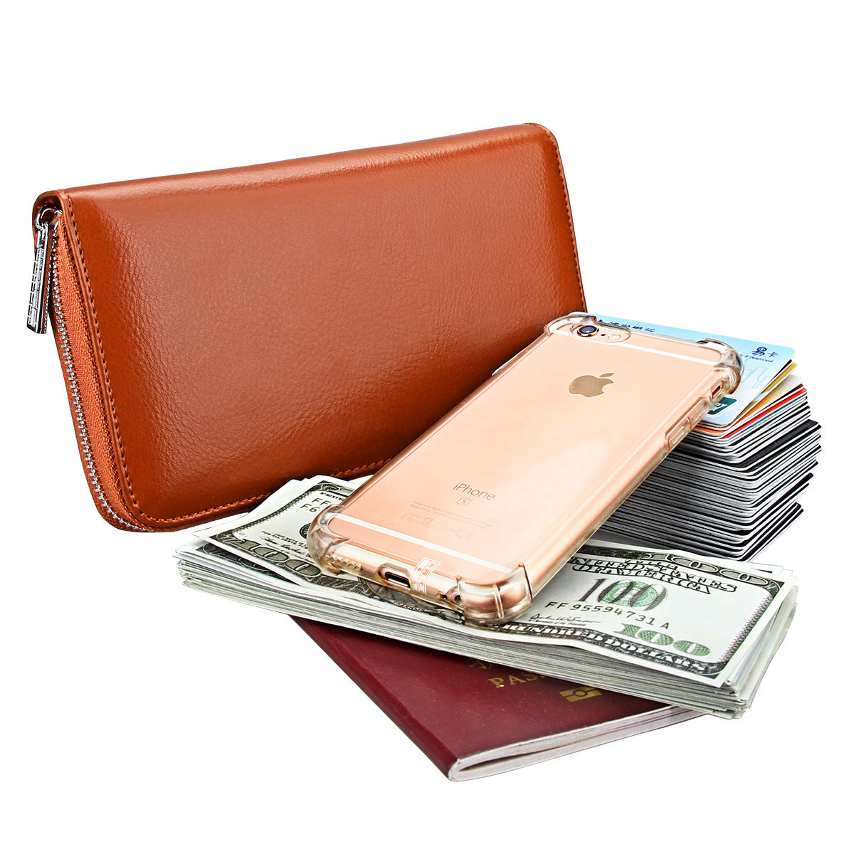 Sleek Golf Insurance Zipper Purse Bag