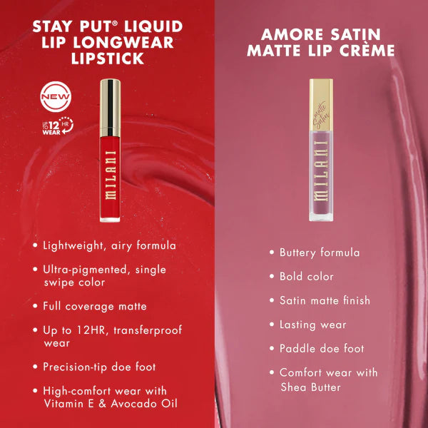 Milani Amore Satin Matte Lip Crème