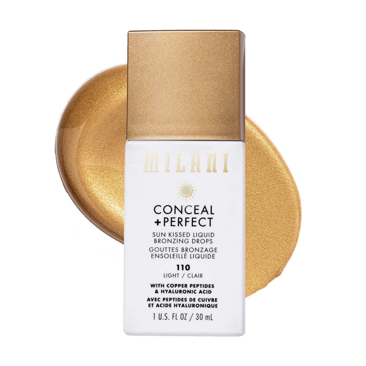 Milani Conceal + Perfect Sun Kissed Liquid Bronzing Drops