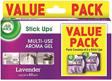 Air Wick Stick Ups Multi-Use Aroma Gel Value Pack, Lavender
