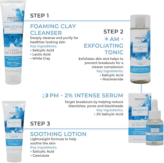 Creightons Salicylic Acid Foaming Clay Cleanser (125ml)