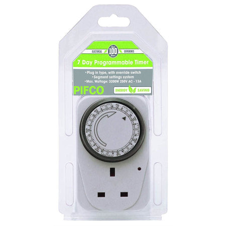 7 Day Programmable Timer Energy Saver