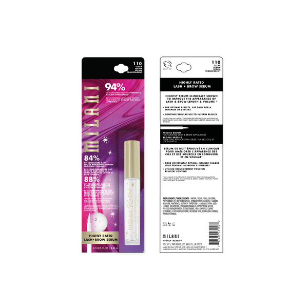 Milani Highly Rated Lash & Brow Serum