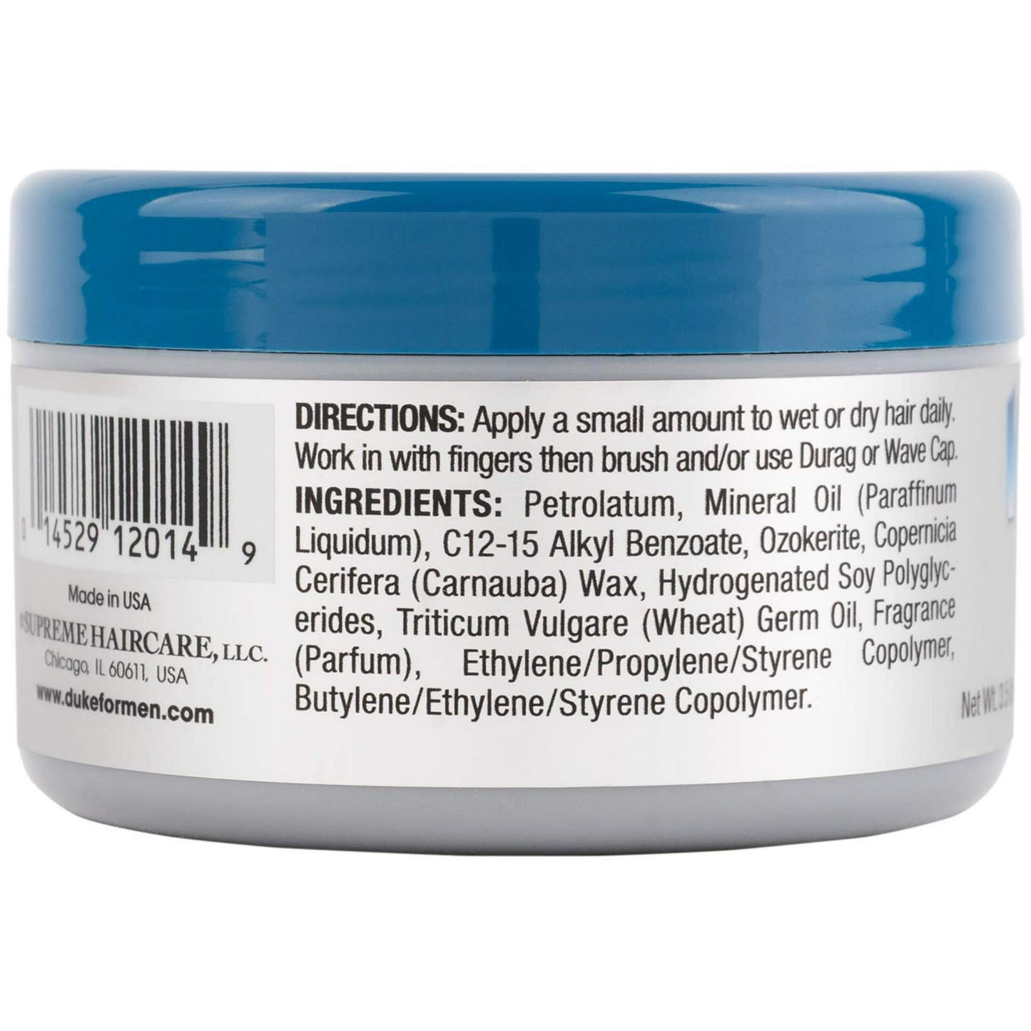 Supreme Waves & Fades Duke Gel Pomade, 3.5 oz